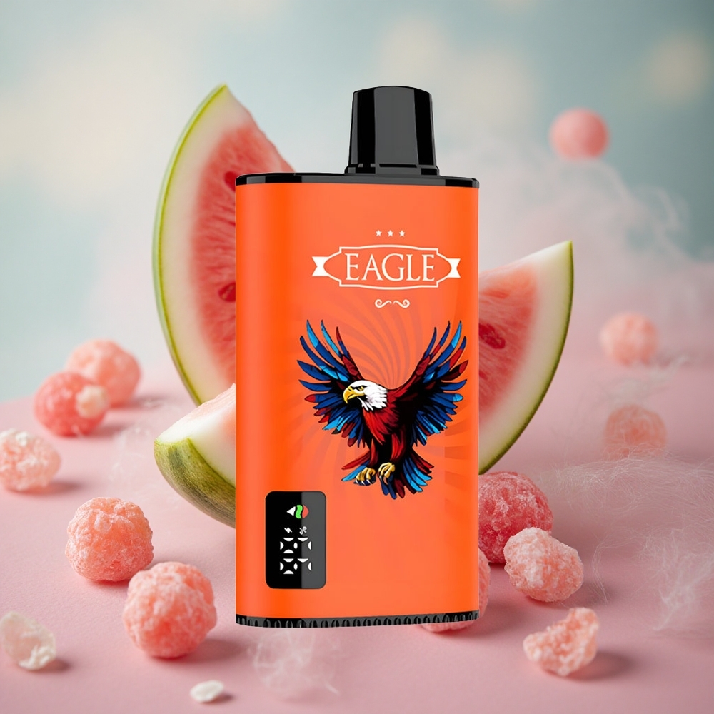 Vodní meloun žvýkačka JNR EAGLE Smart 23000 Puffs Jednorázová Vape Digitální displej 1.0ohm Mesh Coil velkoobchod Česká Republika