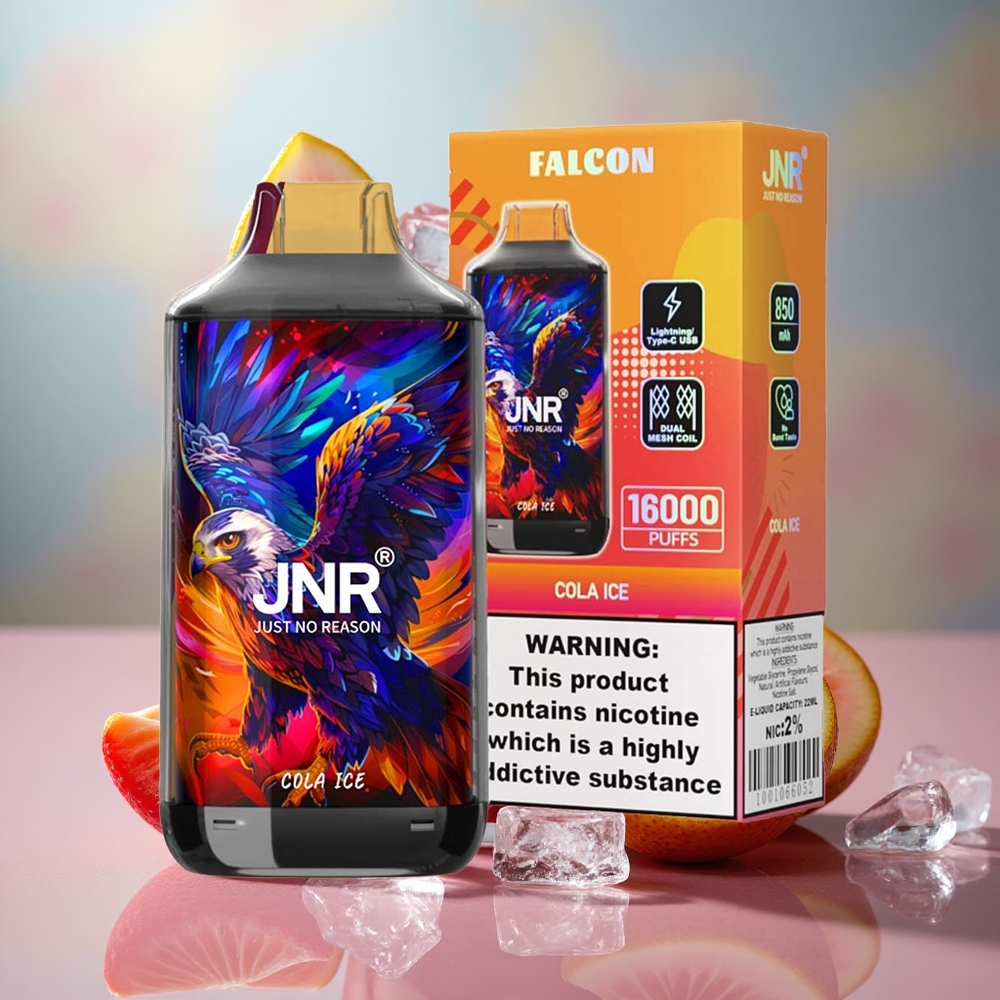 Cola Led (Ice) JNR Falcon 16000 Puffs 850 mAh 22ml velkoobchod Česká Republika