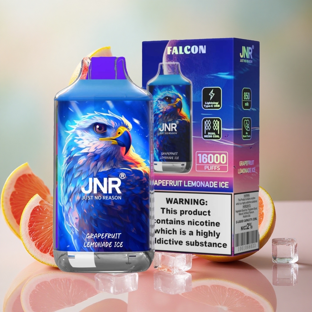 Grepfruit Citronáda Led JNR Falcon 16000 Puffs 850 mAh 22ml velkoobchod Česká Republika