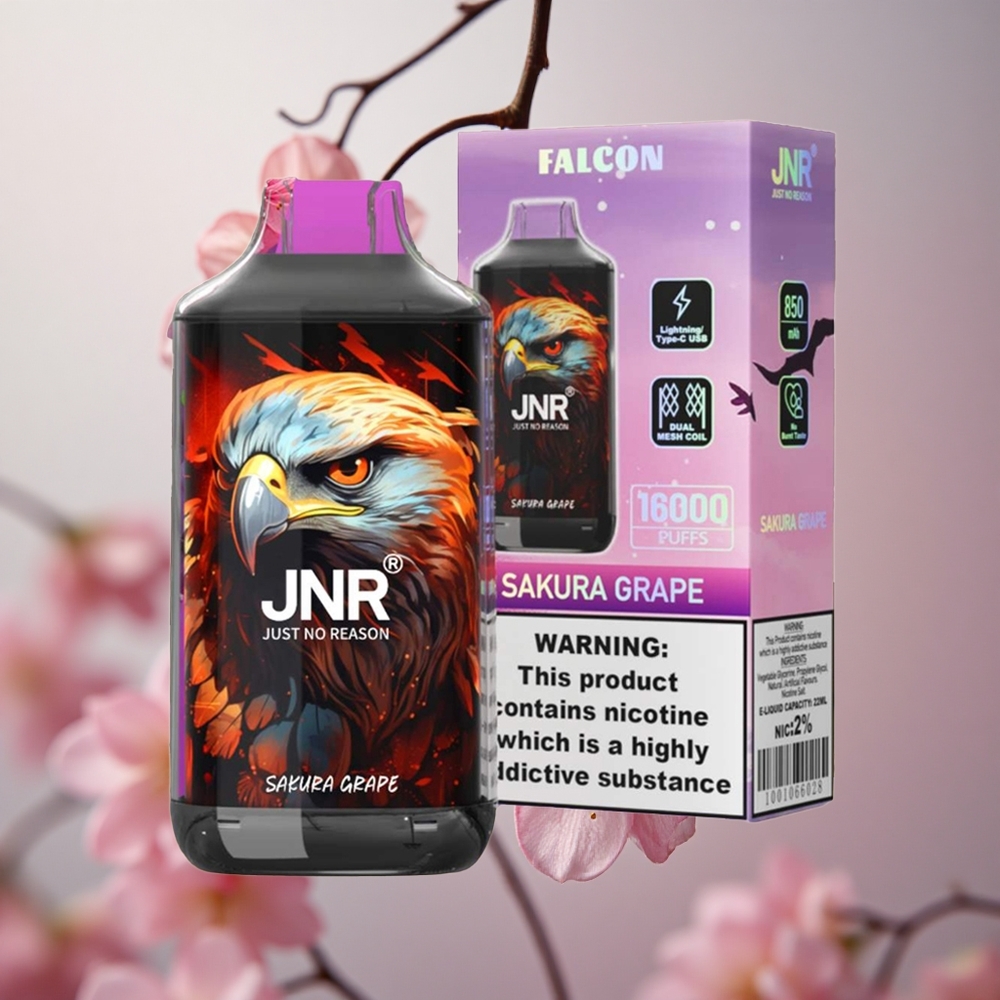 Sakura Hroznový JNR Falcon 16000 Puffs 850 mAh 22ml velkoobchod Česká Republika