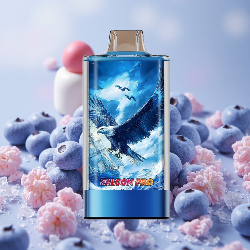 Borůvka Led JNR Falcon Pro 28000 Jednorázová Vape 30ml Předplněná Kapacita 950mAh Kapacita Baterie velkoobchod Česká Republika
