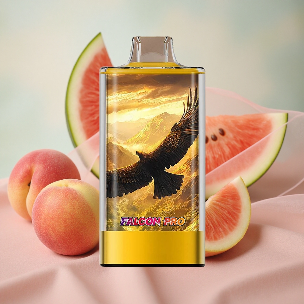 Broskvový Mango Meloun JNR Falcon Pro 28000 Jednorázová Vape 30ml Předplněná Kapacita 950mAh Kapacita Baterie velkoobchod Česká Republika