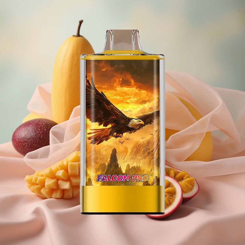 Mango Maracuja JNR Falcon Pro 28000 Jednorázová Vape 30ml předplněná kapacita 950mAh kapacita baterie velkoobchod Česká Republika