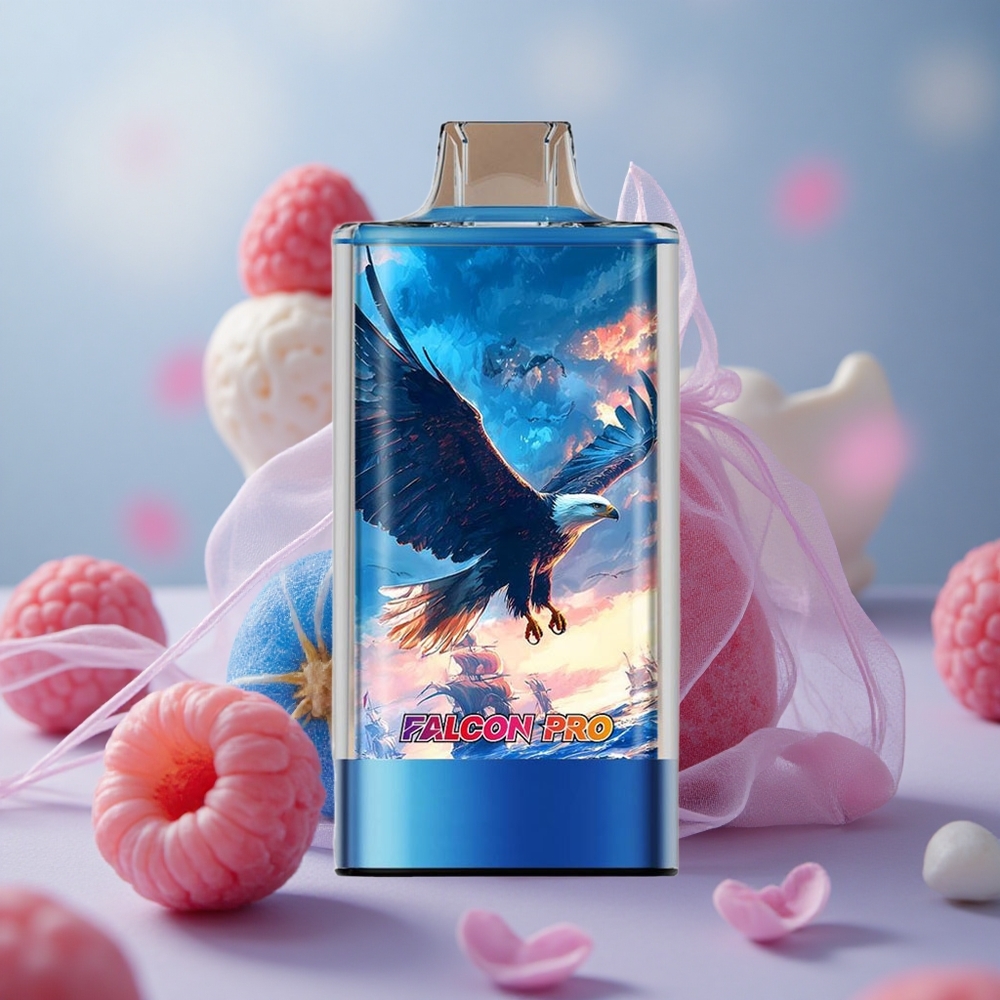 Modrá Malina Třešeň JNR Falcon Pro 28000 Jednorázová Vape 950mAh Kapacita Baterie velkoobchod Česká Republika
