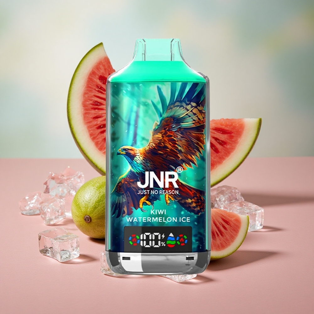 Kiwi Melounový led JNR Falcon X 18000 Puffs 750mAh Baterie 24ml E-liquid velkoobchod Česká Republika