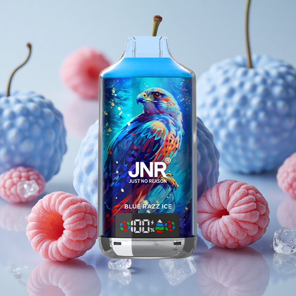 Modrá Malina Led JNR Falcon X 18000 Puffs 750mAh 24ml velkoobchod Česká Republika