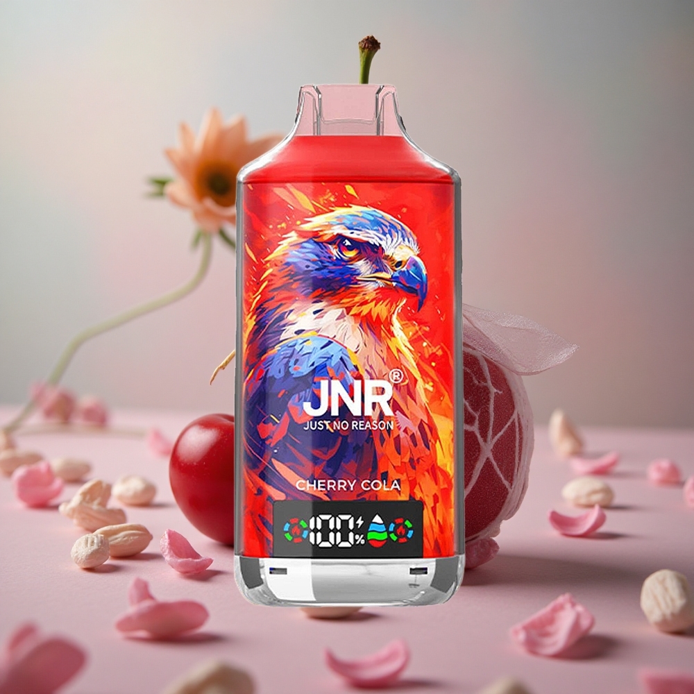 Třešňový (Cherry) JNR Falcon X 18000 Puffs 24ml Kapacita Tekutiny & 750mAh Kapacita Baterie velkoobchod Česká Republika