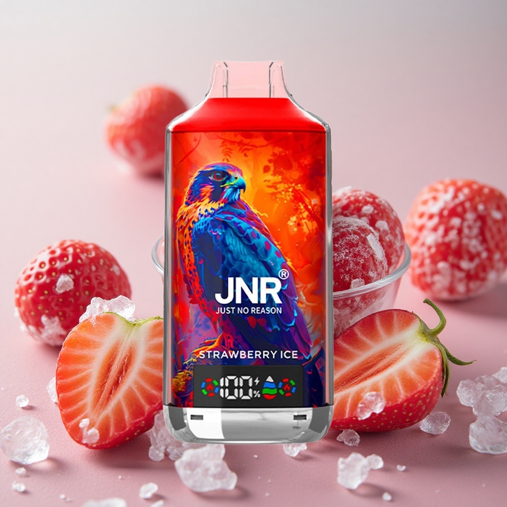 jahodový led JNR Falcon X 18000 Puffs 750mAh 24ml velkoobchod Česká Republika