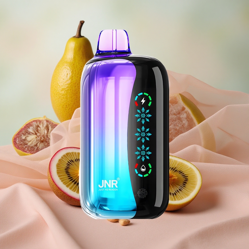 Kiwi Passion Fruit Guava JNR Flex Ice 21000 Puffs Jednorázová Vape Nastavitelný Ice, 26ml E-liquid velkoobchod Česká Republika