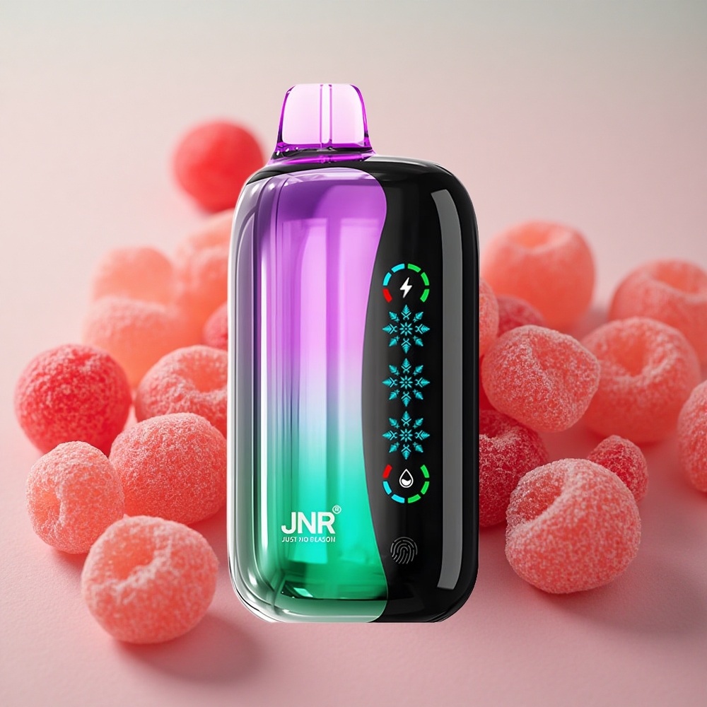 Kyselé třešňové želé JNR Flex Ice 21000 Puffs Nastavitelný Ice, Dvojitá síťka 1.2 Ohm velkoobchod Česká Republika