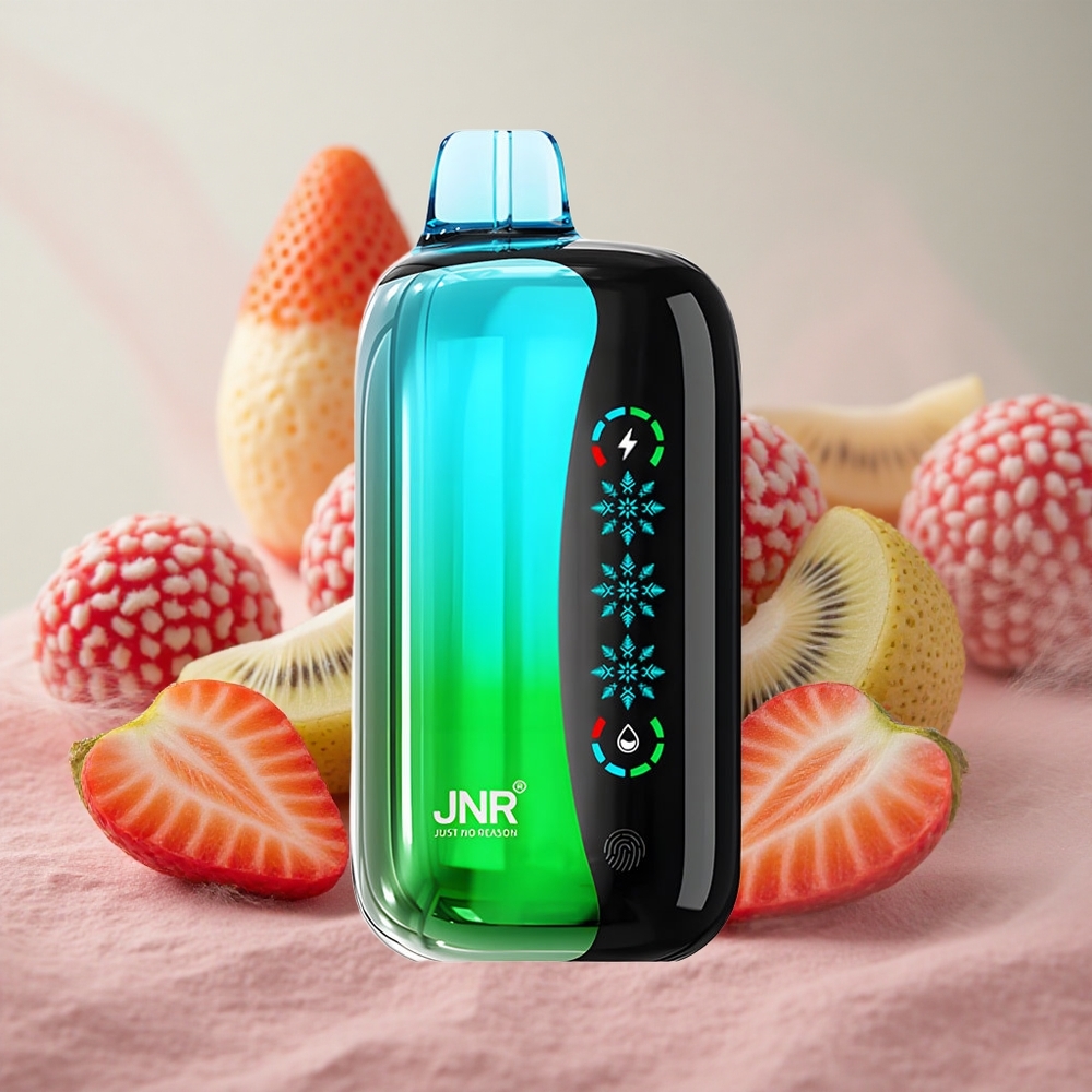 jahoda kiwi JNR Flex Ice 21000 Puffs Jednorázová Vape přizpůsobitelný vzduchový průtok 26ml e-kapalina velkoobchod Česká Republika