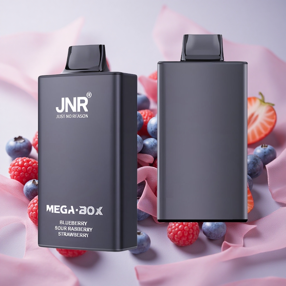 Borůvka Kyselá Malina Jahoda JNR Mega Box 25000 Puffs 30ml Kapalina 850mAh Baterie velkoobchod Česká Republika
