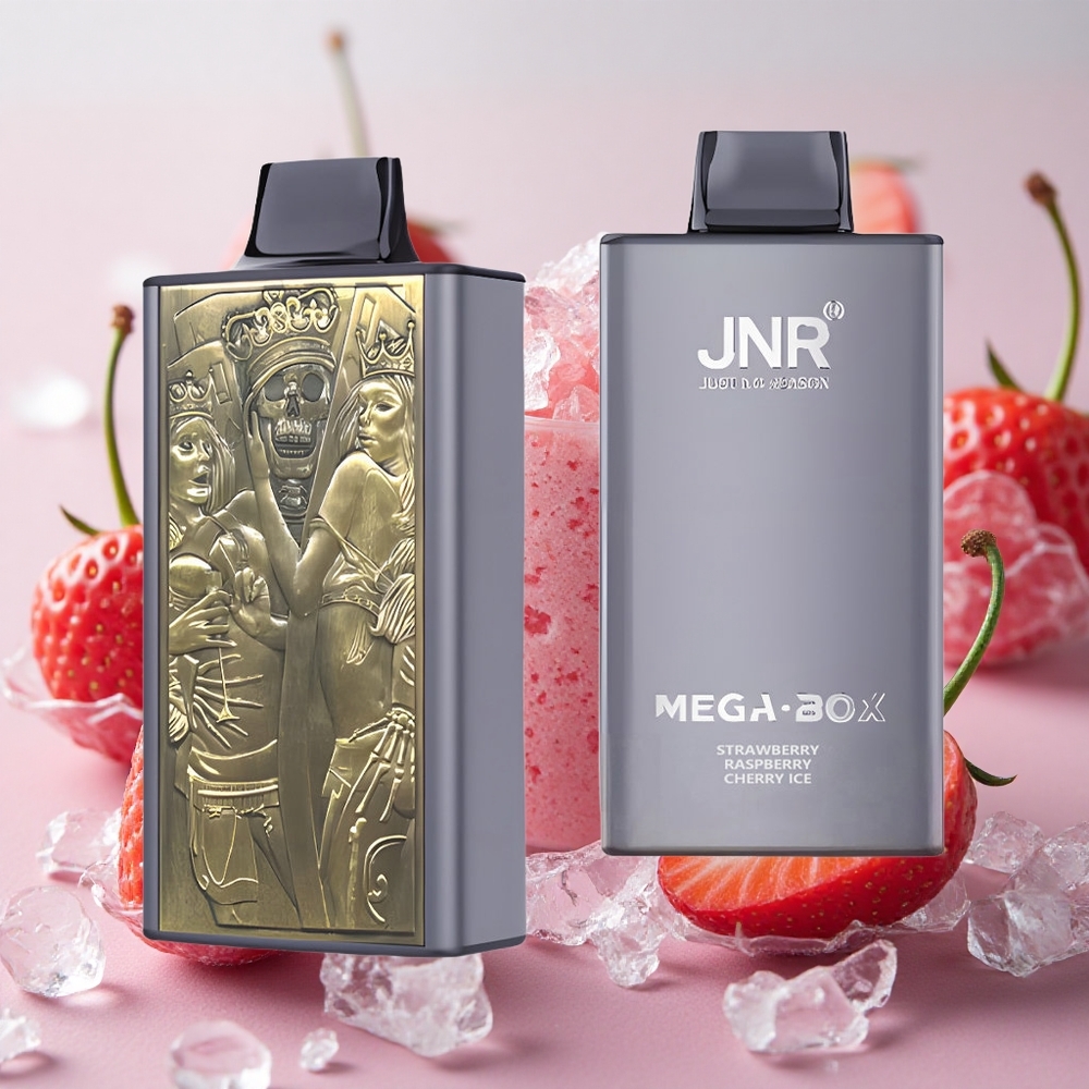 Jahoda Malina Třešeň Led JNR Mega Box 25000 Puffs 30ml Kapacita E-liquid 850mAh Kapacita Baterie velkoobchod Česká Republika