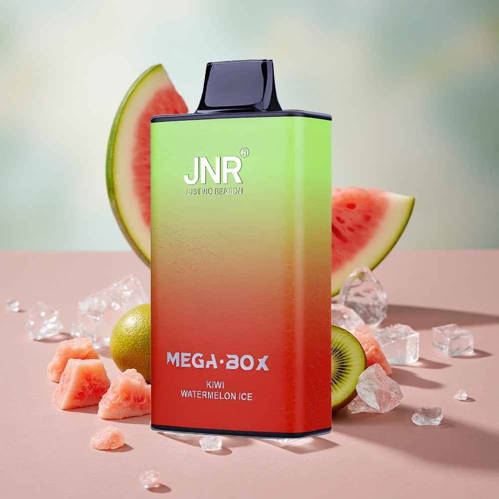 Kiwi Melounový Led JNR Mega Box 25000 Puffs 30ml Kapacita E-liquid 850mAh Kapacita Baterie velkoobchod Česká Republika