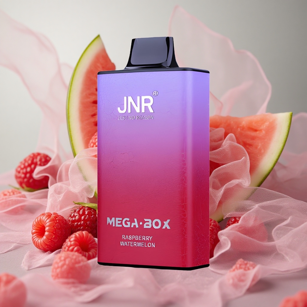 Malina Meloun JNR Mega Box 25000 šluků 30ml Kapalina 850mAh Baterie velkoobchod Česká Republika