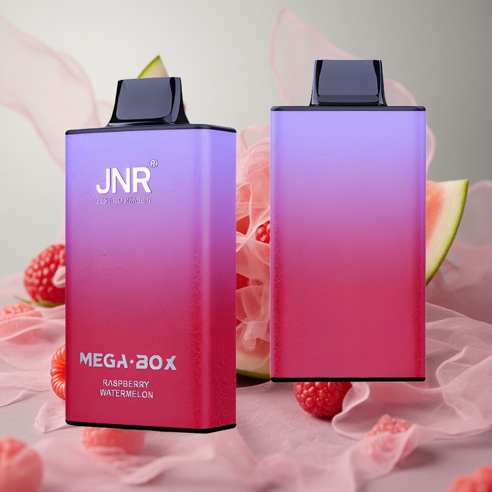 Malina Meloun JNR Mega Box 25000 šluků 30ml Kapalina 850mAh Baterie velkoobchod Česká Republika