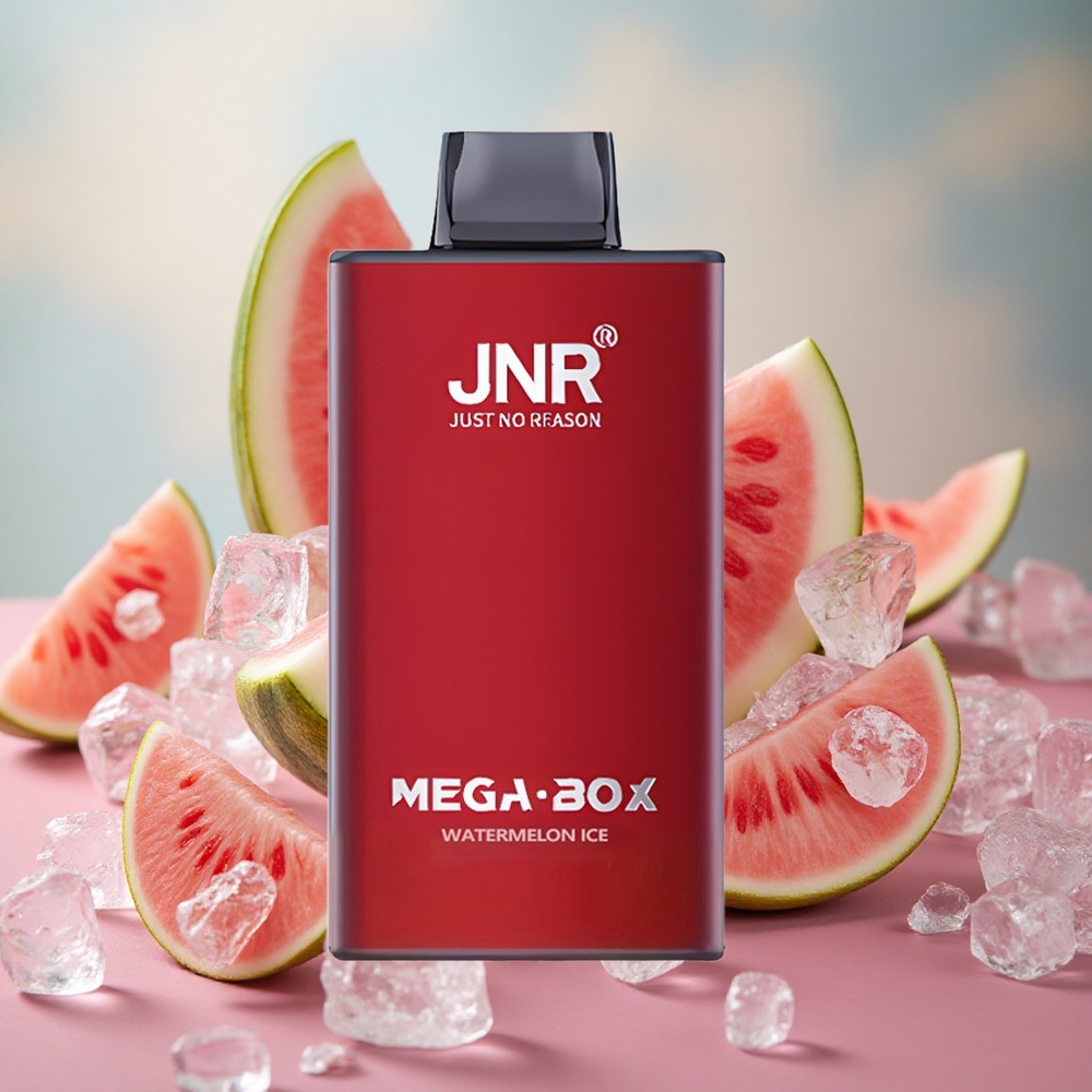 Melounová Ledová JNR Mega Box 25000 Puffs Jednorázová Vape 30ml Kapacita E-liquid a 850mAh Kapacita Baterie velkoobchod Česká Republika