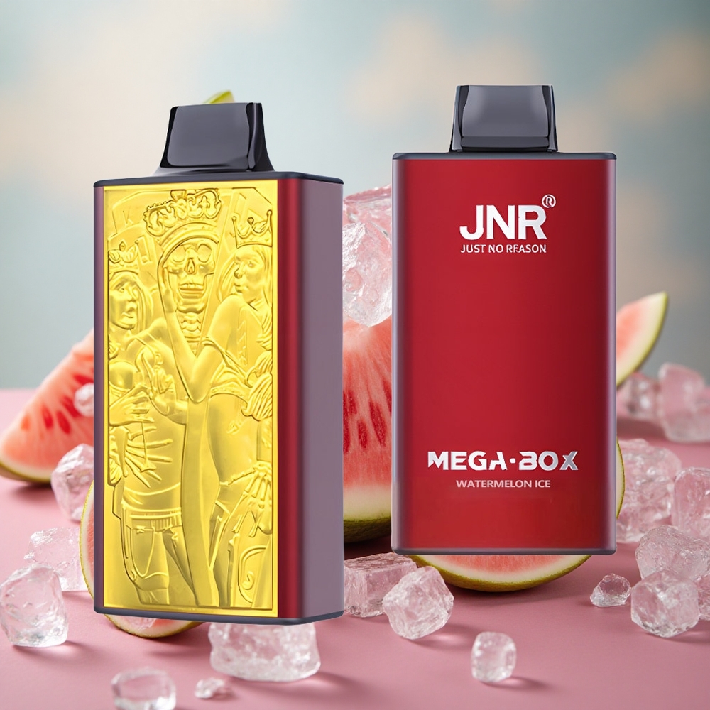 Melounová Ledová JNR Mega Box 25000 Puffs Jednorázová Vape 30ml Kapacita E-liquid a 850mAh Kapacita Baterie velkoobchod Česká Republika