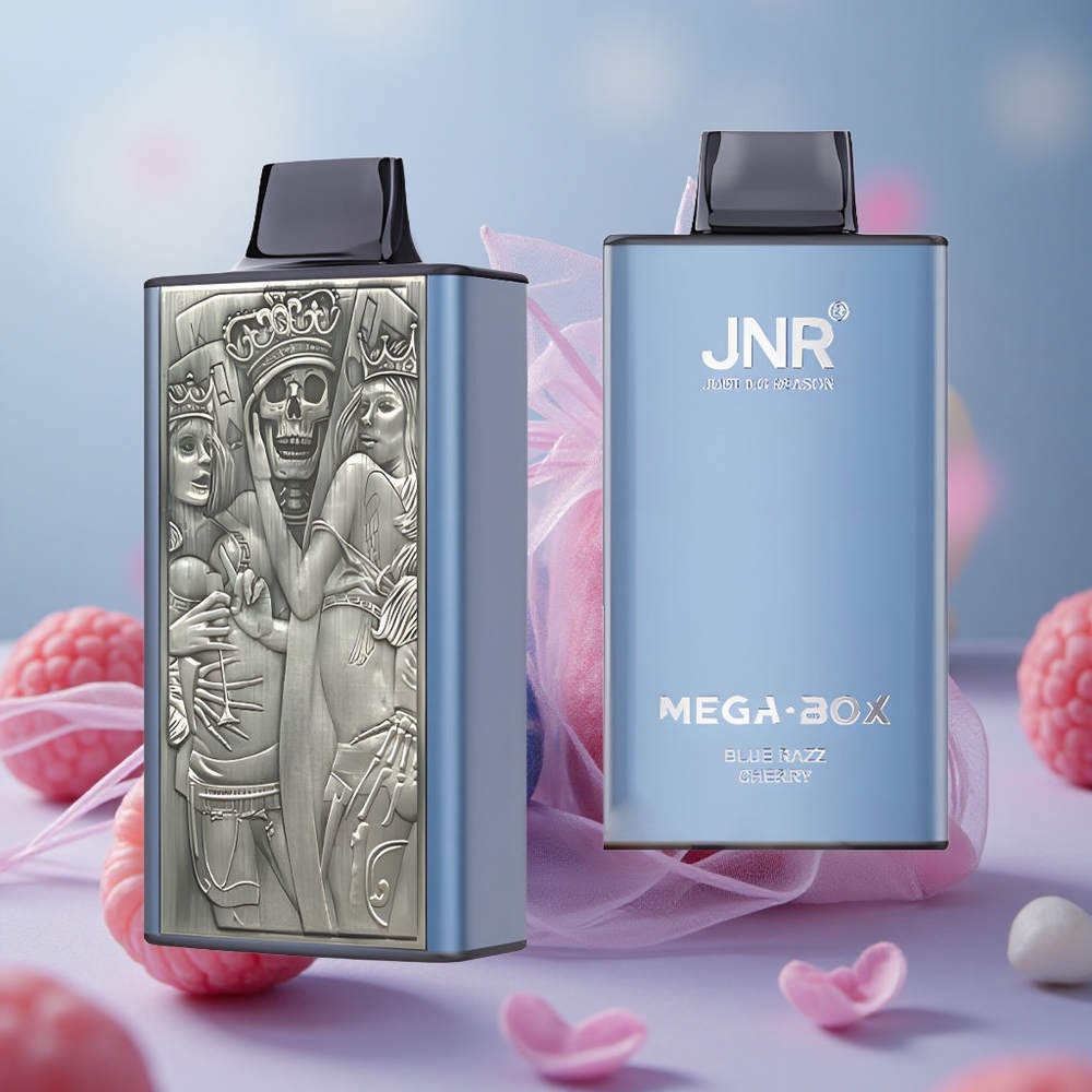 Modrá Malina Třešeň JNR Mega Box 25000 Puffs 30ml Kapacita E-liquid 850mAh Kapacita Baterie velkoobchod Česká Republika