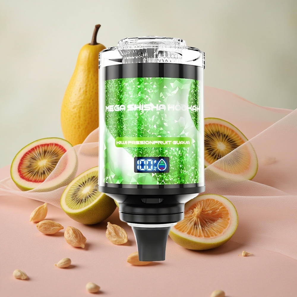 Kiwi Passionfruit Guava JNR Mega Shisha Hookah 100 000 šluků Desktop Kompatibilita velkoobchod Česká Republika