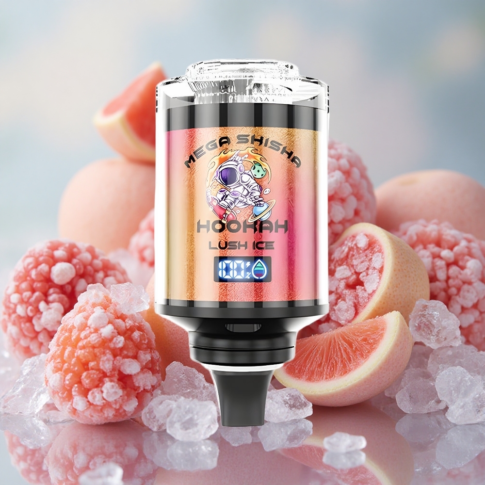 Šťavnatý Led JNR Mega Shisha Hookah 100 000 šluků Interaktivní Chytrá Obrazovka velkoobchod Česká Republika