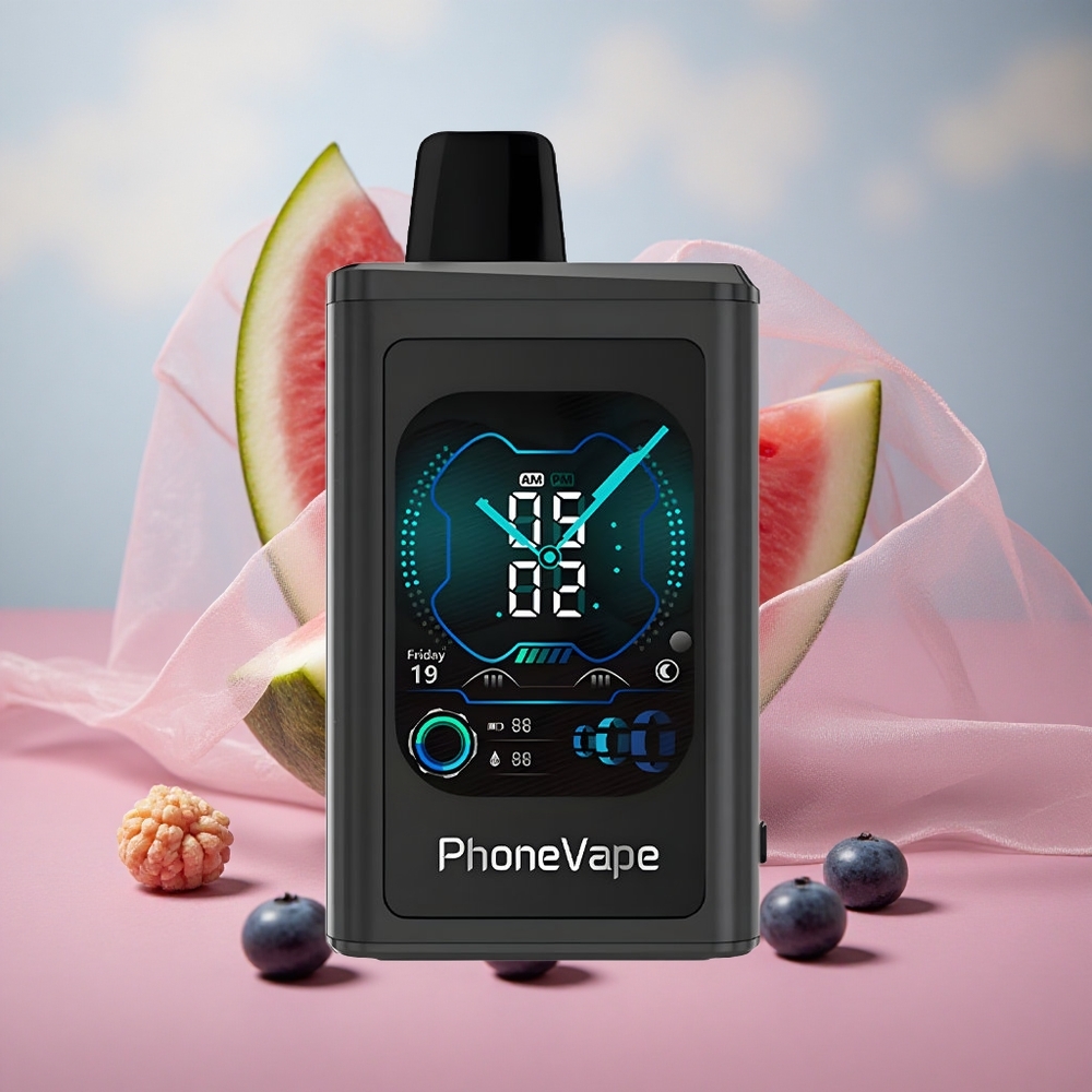 Borůvka Vodní meloun JNR PhoneVape 30000 šluků Jednorázová Vape 850mAh Nabíjecí Baterie velkoobchod Česká Republika