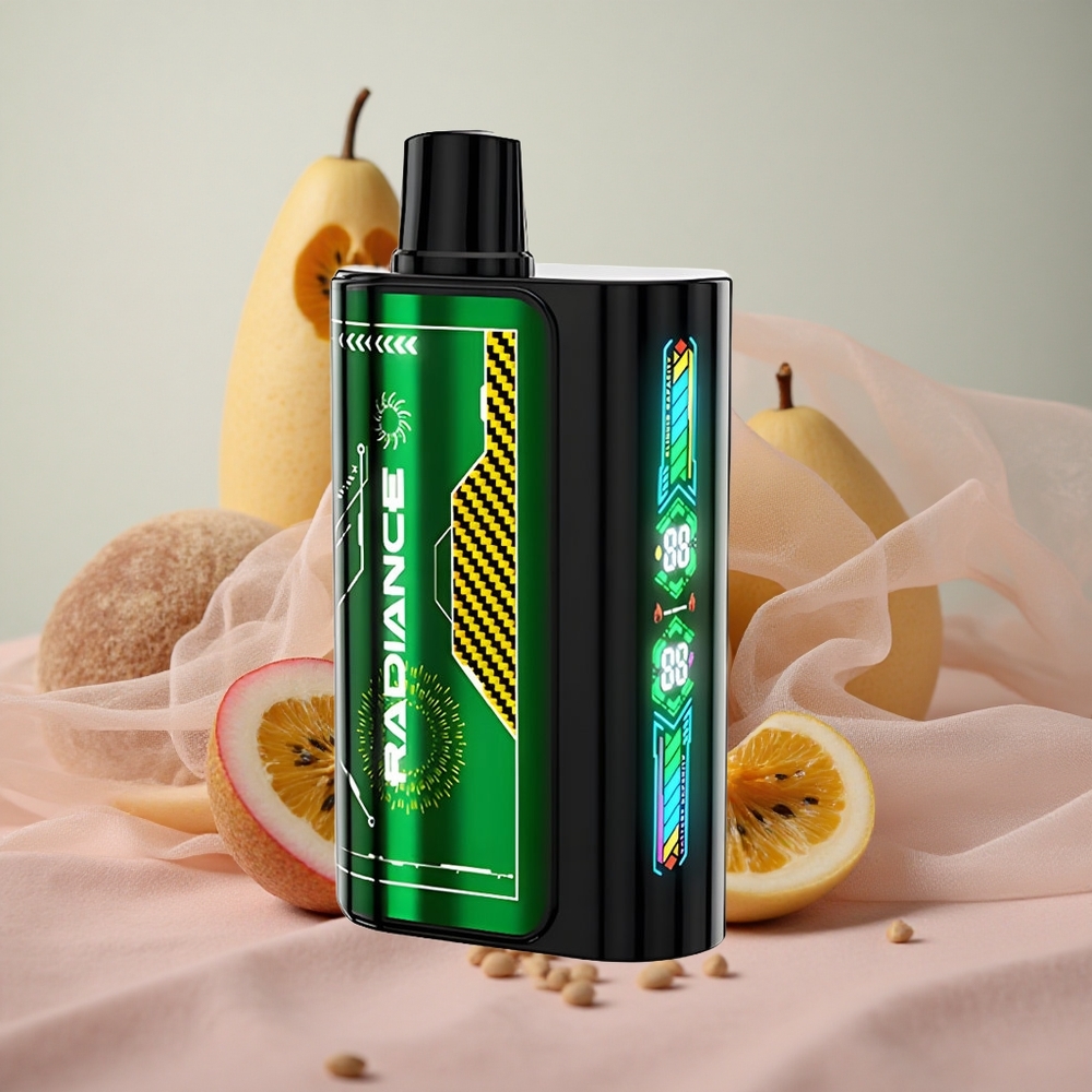 Maracuja Kiwi JNR Radiance 31000 Puffs 28ml E-liquid 950 mAh Rechargeable Battery velkoobchod Česká Republika