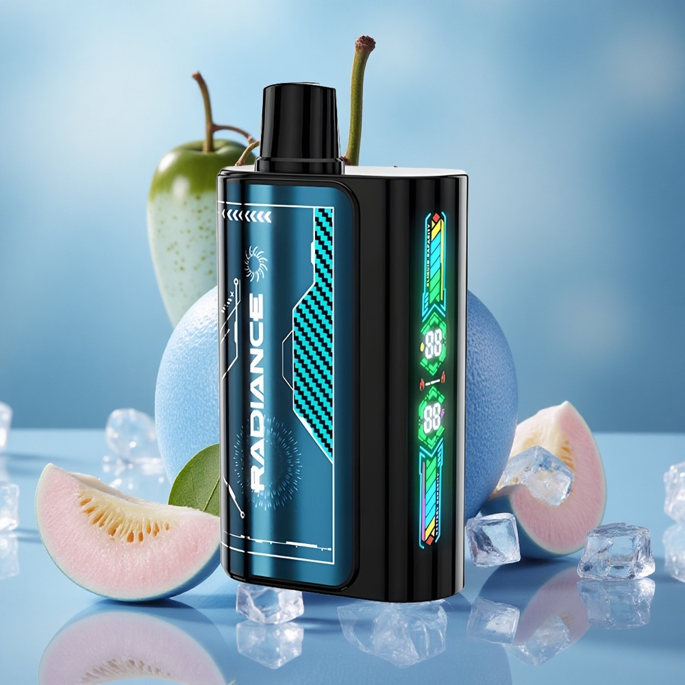 Modrá Malina Led JNR Radiance 31000 Puffs 28ml E-liquid a 950 mAh Dobíjecí Baterie velkoobchod Česká Republika