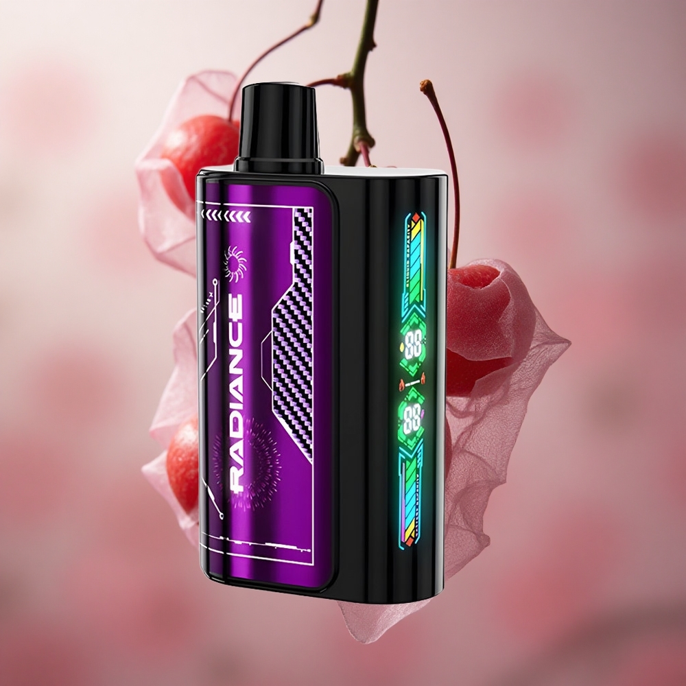 Třešňová Bobule JNR Radiance 31000 Puffs 28ml E-liquid Dual Mesh Coil velkoobchod Česká Republika