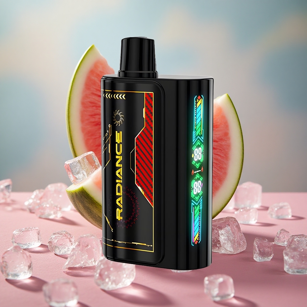 Vodní meloun Led JNR Radiance 31000 Potahů 28ml E-liquid 950 mAh Nabíjecí Baterie velkoobchod Česká Republika