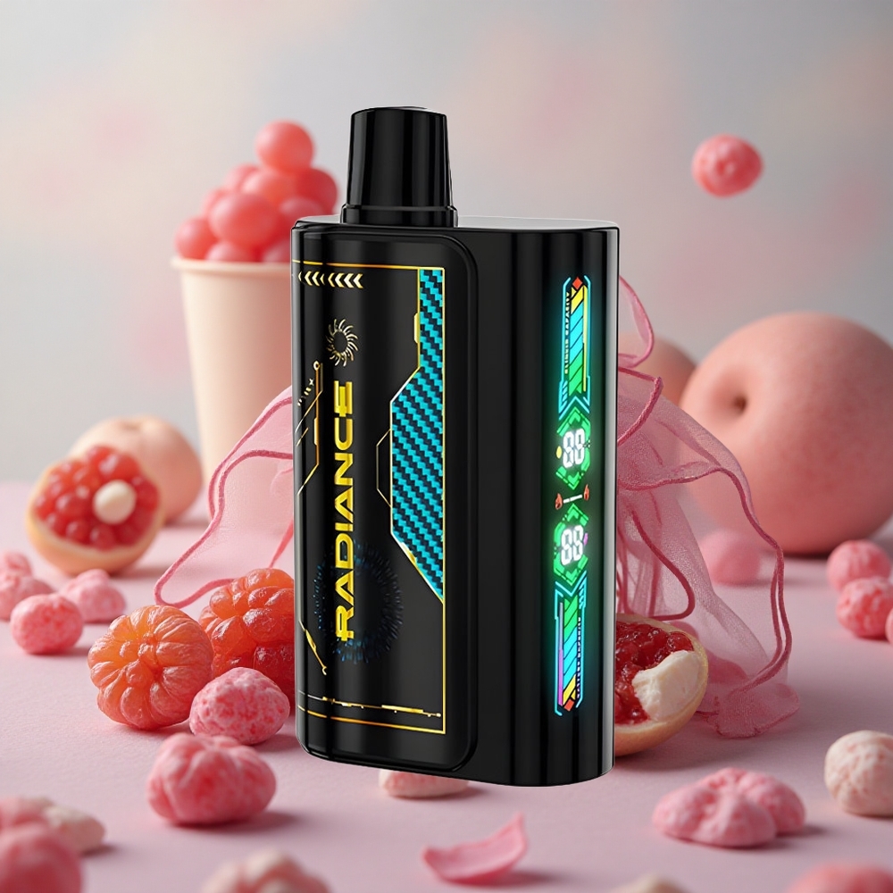 Šumivá Třešňová Kola JNR Radiance 31000 Potahů 28ml E-liquid 950 mAh Dobíjecí Baterie velkoobchod Česká Republika