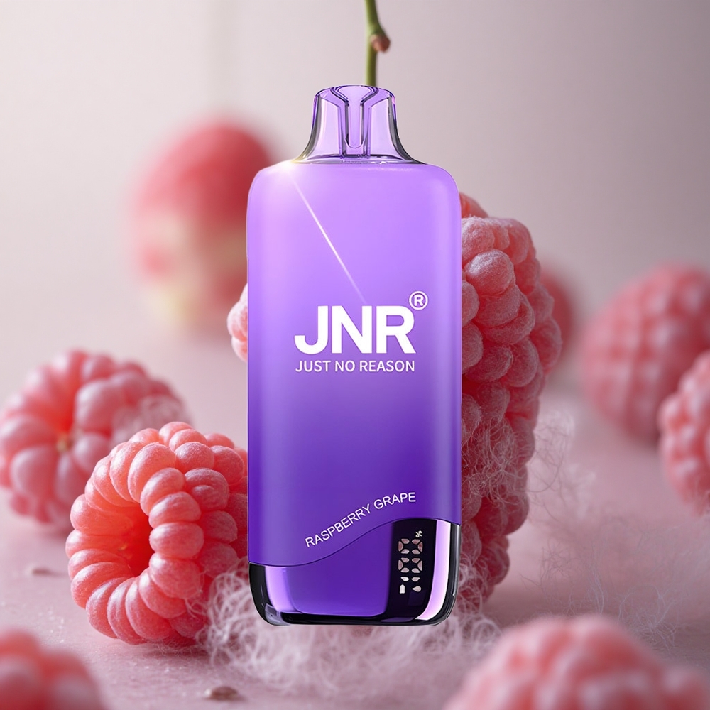Malina Hroznový JNR Rainbow 10500 Puffs 18ml Kapacita Nádrže 0,8ohm Mřížková Cívka velkoobchod Česká Republika