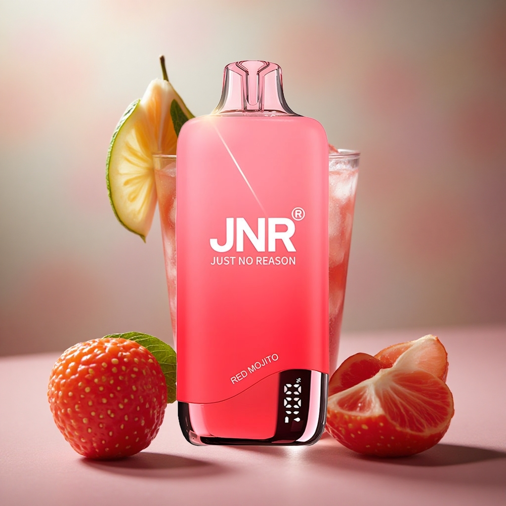 Červený Mojito JNR Rainbow 10500 Puffs 18ml nádrž na e-liquid 0,8ohm Mesh Coil velkoobchod Česká Republika