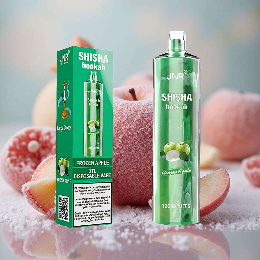 Zmražené jablko JNR Shisha Hookah 12000 Puffs 24ml/750mAh velkoobchod Česká Republika