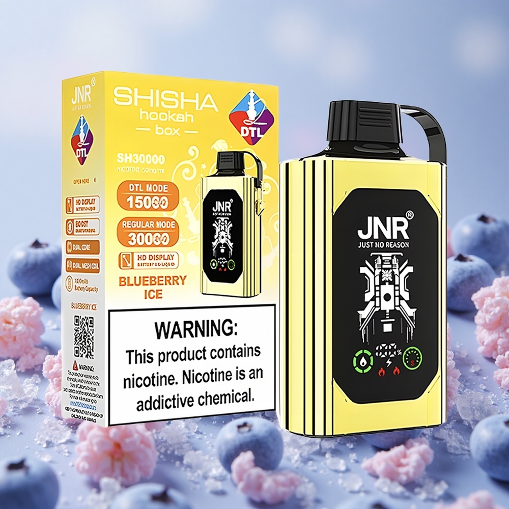 Borůvka Led JNR Shisha Hookah Box 20500 Puffs HD Display 25ml velkoobchod Česká Republika
