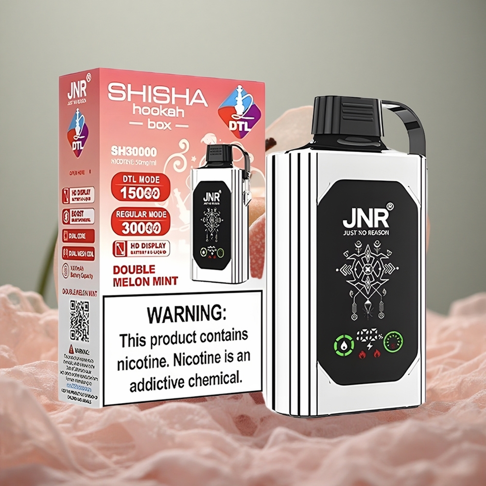 Dvojité jablko JNR Shisha Hookah Box 20500 Puffs Jednorázová Vape HD Displej, 25ml E-liquid velkoobchod Česká Republika