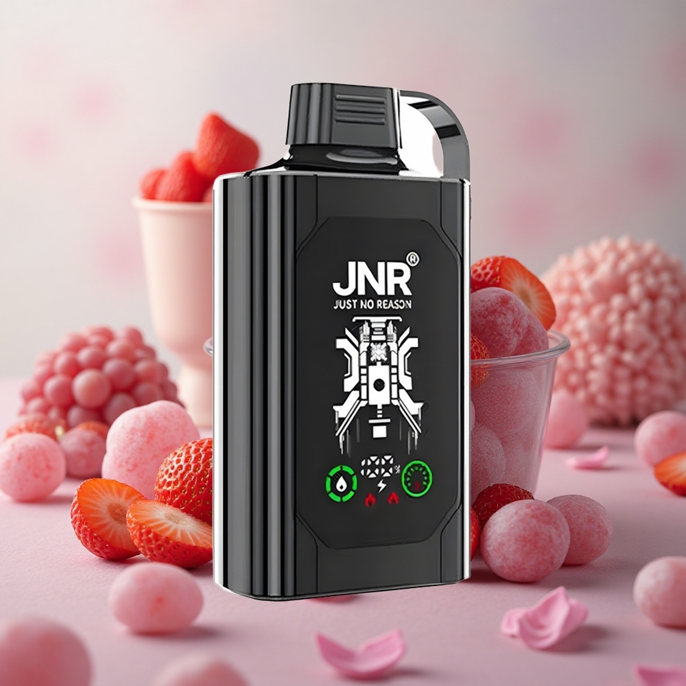 Jahoda Hroznový JNR Shisha Hookah Box 20500 Puffs HD Displej 25ml Tekutina Dual Mesh Coil & Dual Core velkoobchod Česká Republika