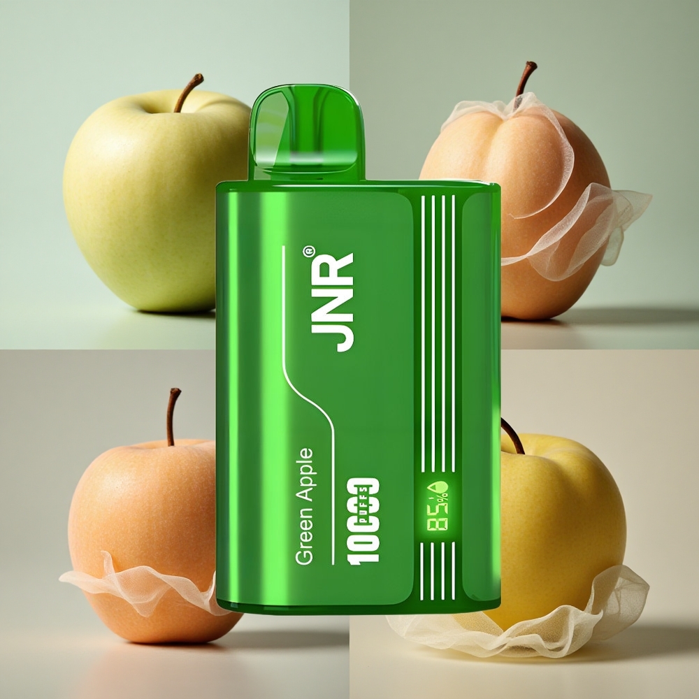 Zelené jablko broskev hruška JNR Tank 10000 Puffs Jednorázová Vape Digitální displej velkoobchod Česká Republika