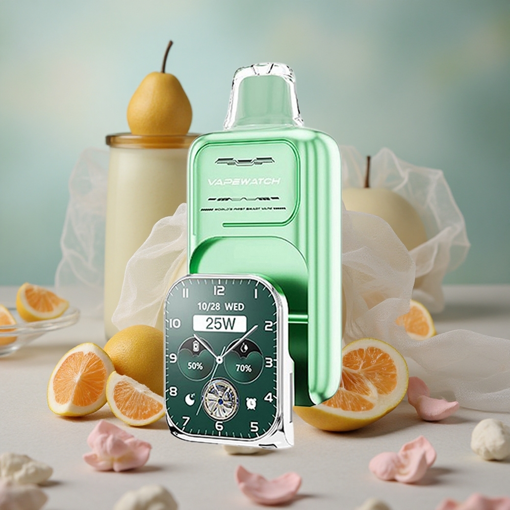 Miami Mátový JNR VapeWatch 30000 Puffs 19mL Kapacita E-liquid 1000mAh Kapacita Baterie velkoobchod Česká Republika