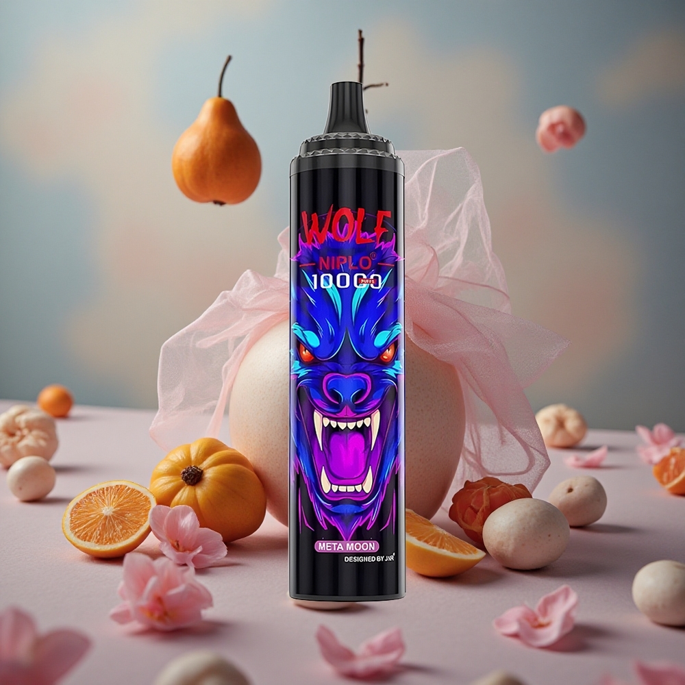 Měsíční příchuť JNR Wolf Niplo 10000 Puffs 20ml kapacita e-liquidu 650mAh kapacita baterie velkoobchod Česká Republika