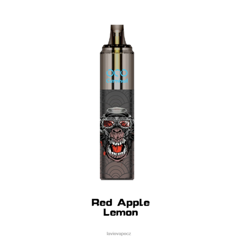 červené jablko citron