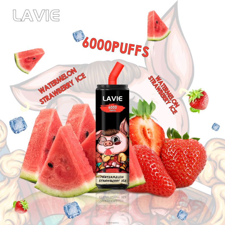 44FH6267 Lavie CZ - meloun jahodový led LAVIE Coke BAR 6000 šluků