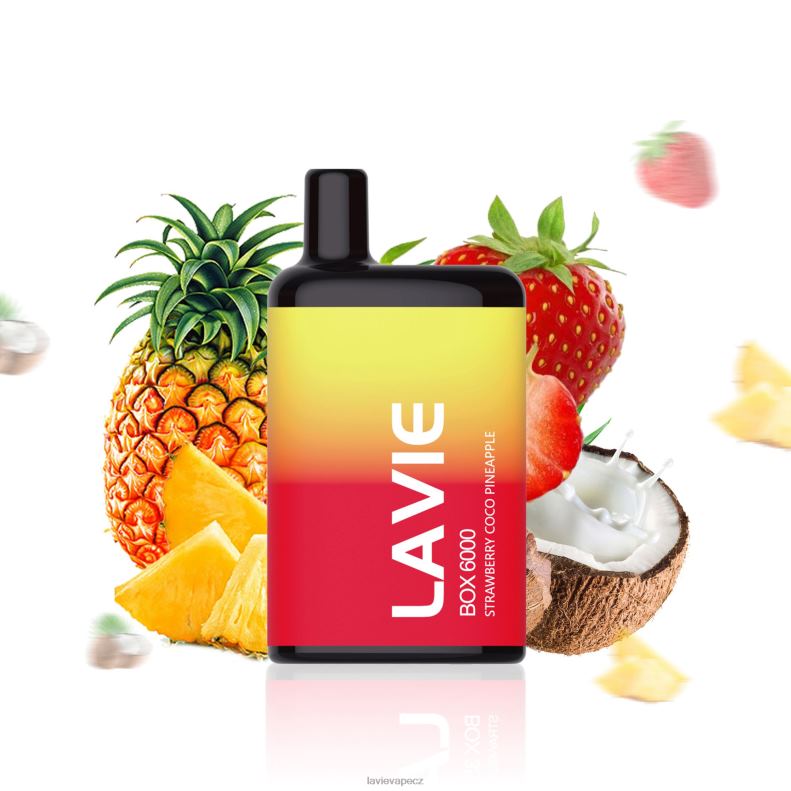jahodový kokosový ananas