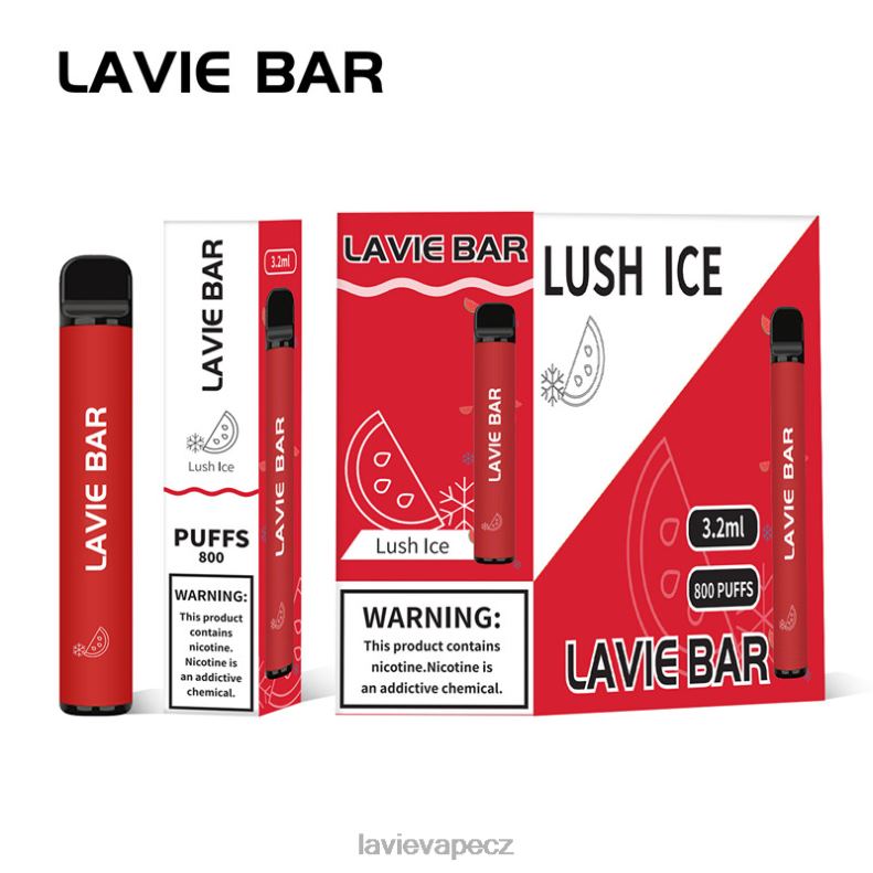44FH6308 Lavie Vapes Review - svěží led LAVIE BAR 800 potahů